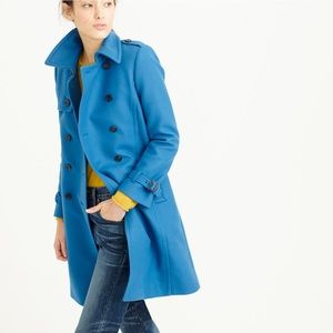 J Crew Icon trench coat in Italian wool cashmere